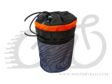 Велосумка на руль "Feeder" Lesenok grey relief+orange L-GRO347